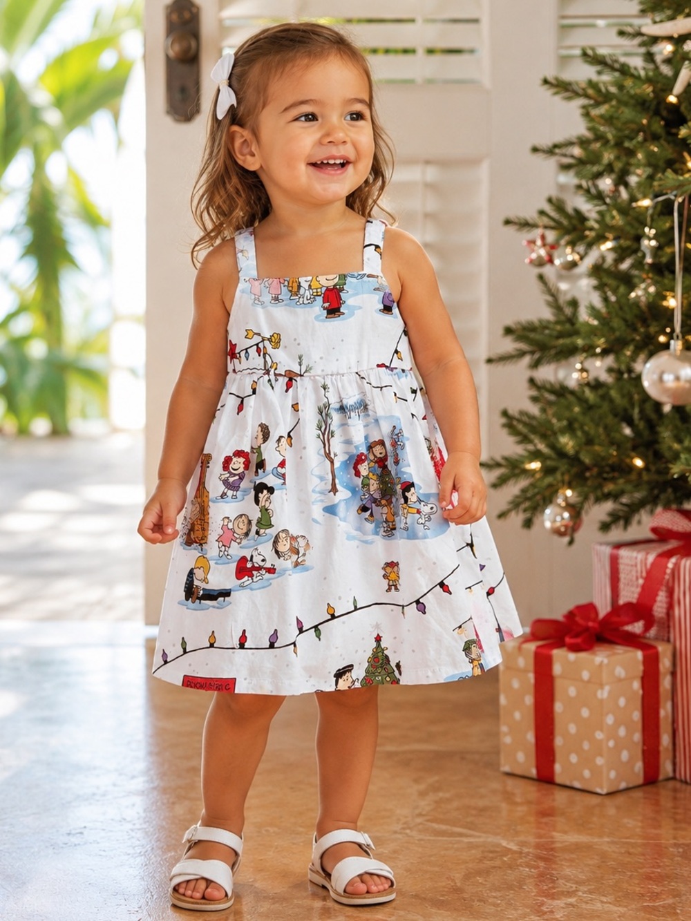 NWT | Reyn Spooner | Charlie Brown Christmas Dress | 18/24 mo
